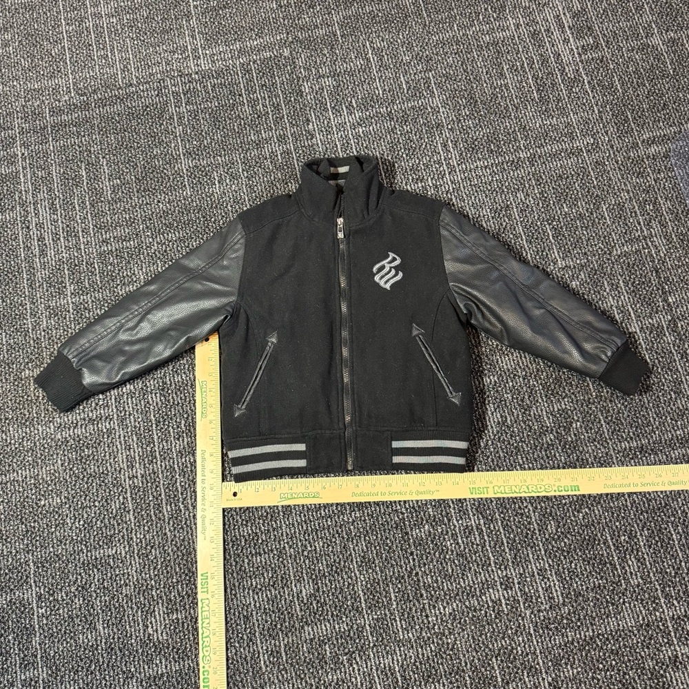Kids Rocawear Jacket Black Coat M 5/6 Y2K